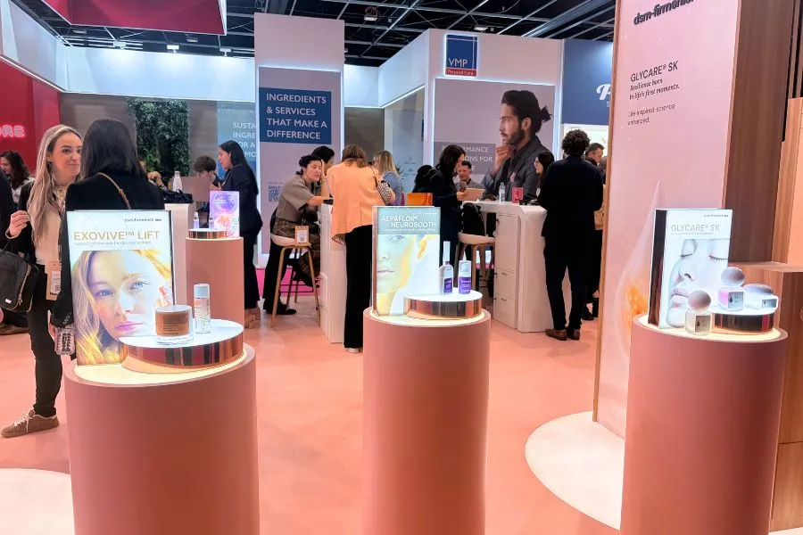 dsm-firmenich's booth at the In-cosmetics 2026